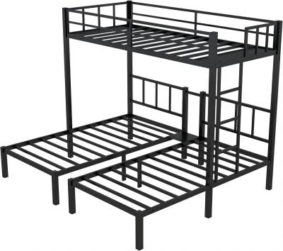 China NEW design Dormitory use metal bed frame for 3 people size of 233x197x183CM for home members for sale