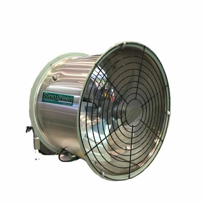 China Hotels Greenhouse Hanging Stainless Steel Air Circulation Fan 16inch 20inch Circulation Fan for sale