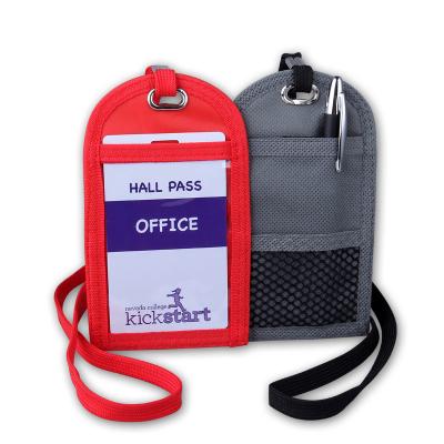 China Hot Sale Wallet Work ID Badge Card Holder OEM Waterproof Sport Event Neck Wallets & Travel Neck Wallet Badge Holders for sale