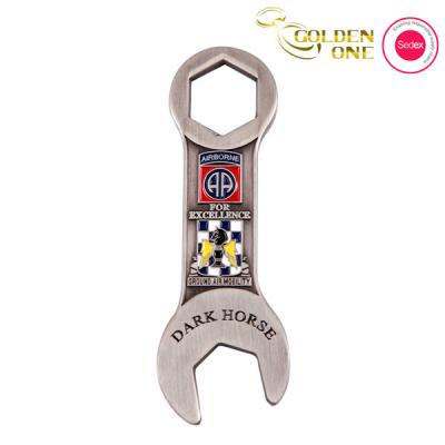 China Silver Plating Custom Logo Bottle Opener Practical Metal Soft Enamel for sale