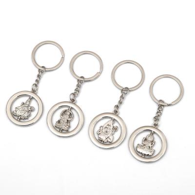 China Wholesale custom gift keyring religious jesus christian cross bible verse stainless steel metal keychain for sale