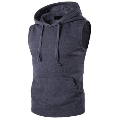 China High quality sleeveless anti-pilling hoodie for sale