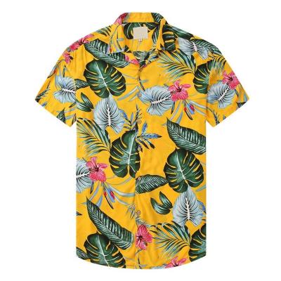 China OEM Custom Anti-pilling Men's Hawaiian 2022 Short Sleeve Shirt All Over Dashiki Aloha Repeat Pattern Full Print Sublimation Shirt For Men for sale