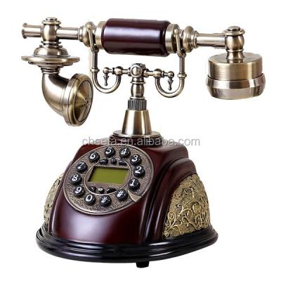 China Decorative Antique Block Annoyance Calls Vintage Living Room Land Line Telephone With Sim Card for sale