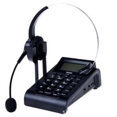 China Desk Tethered Telephone with Monaural Voice Tube Handsfree Headsets for sale