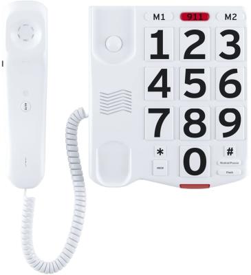 China Large Office Elders Home Used Phone Button Tethered Telephone With 40db Noise for sale