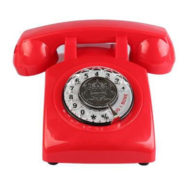 China 2017 Wholesale Decorative Old Telephones Desk Dial Pad Antique Vintage Telephone Tied Telephones for sale