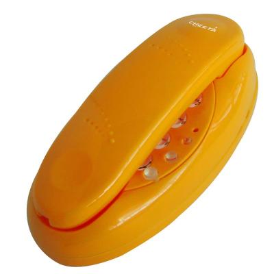 China Home HOTEL Office CORPORATION PUBLIC SERVICE Private Cute Slim Yellow Wall Telephone for sale