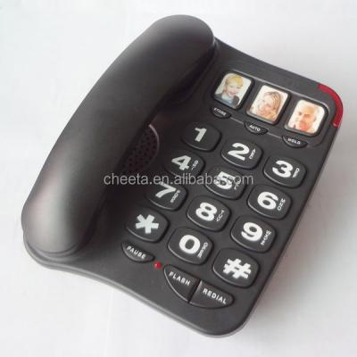 China Single Image Large Digit Hotel or Home or Office Emergency SOS Button Telephone for Seniors for sale