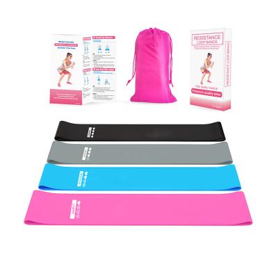 China Stretch Non Slip Loop Resistance Bands With High Quality Non Slip Resistance Bands for sale