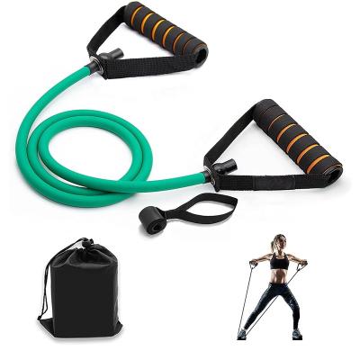 China Wholesale Fitness Home Fitness Set Toning Tubes With Handle Door Anchor Gym Resistance Bands Set Workout Home Fitness Set For Fitness strength training for sale