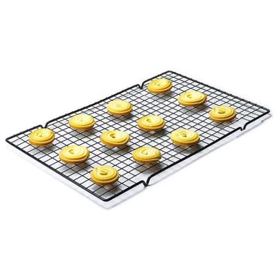 China Commercial Grade Durable Durable Decorative Colorful Non-Stick Bread Black Baking Liner Cookies Cooling Rack For Cakes for sale