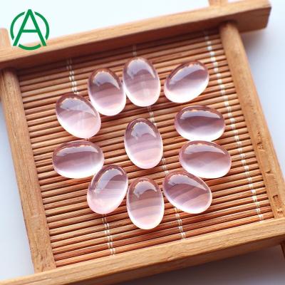 China None Gemstone Cabochons for Sale Wholesale Rose Quartz Oval Cabochons, Arthurgem Loose Jewelry Making Natural Diy Jewelry Accessories for sale