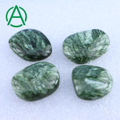 China No ArthurGem Wholesale Mix Forms Seraphinite Cabochons, Loose Gemstone Cabochons For Sale for sale