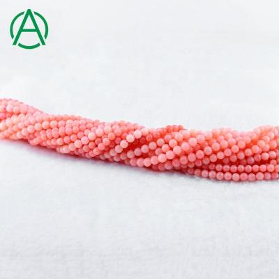 China None Quality 6mm Opal Natural Gemstone Loose Beads Round Pink ArthurGem D.C.A. For DIY Jewelry Making for sale