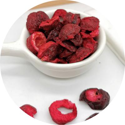 China Factory Wholesale Dried Freeze Dried Cherry Flakes Food Raw Materials FD Freeze Dried Fruits for sale