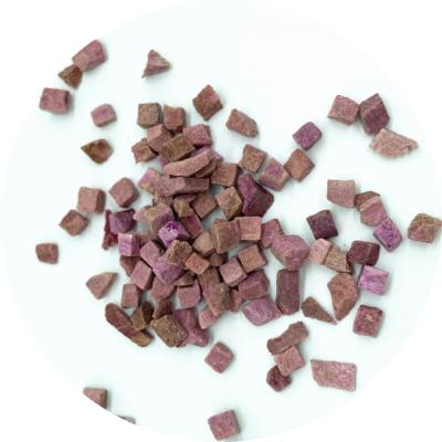 China RTS Factory Wholesale Dry Freeze Dried Purple Sweet Potato Cut Dehydrated Purple Sweet Potato Cut Baking Ingredients Wholesale for sale