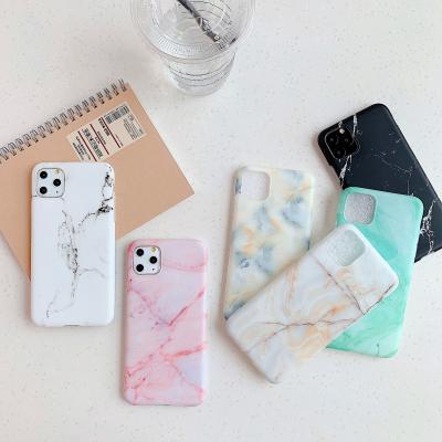 China 2021 Anti-drop TPU Marble Phone Case For iPhone 12 IMD Luxury Marble Custom Case For iPhone 11 12 13 Pro Max for sale