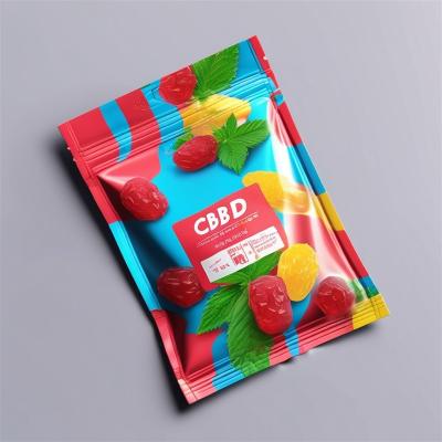 China Soft Touch Weed Packaging Bag Flat Pouch With Custom Printing And Laminated Plastic for sale