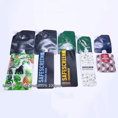 China Customizable Glossy Matte Liquid Spout Pouch For Food Packaging Wholesale zu verkaufen