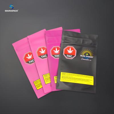 China UV Printing Weed Packaging Bags Exotic Weed Bags Food Grade Material for sale