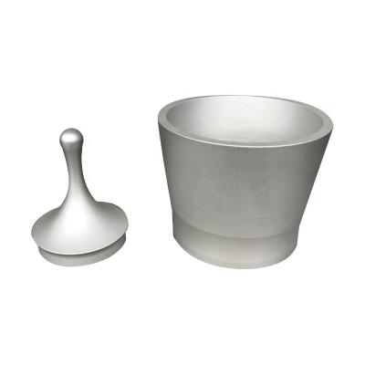 China Titanium Metal Espresso Tamper With Magnetic Funnel for sale