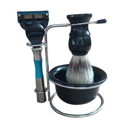 China Professional triple blade shaving set for men for sale