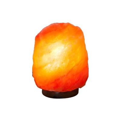 China Modern LED USB Himalayan Salt Lamp with Wooden Base for sale