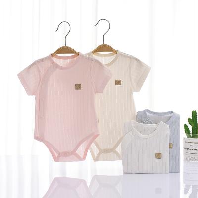 China Multicolor Soft Cotton Baby Toddler Summer Baby Romper Customized Size Baby Clothes for sale