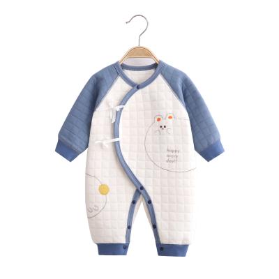 China Sleeveless Knitted Jumpsuits Autumn Newborn Boys Girls Popular Baby Rompers Jumpsuits Clothes Toddler 0-24Months for sale