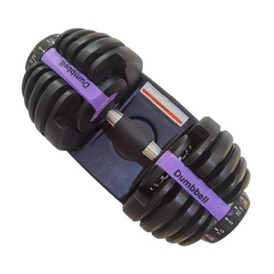 China Universal 5-52.5 Pounds Dumbbell Adjustable Beginner Home Weights Gym Equipment Fitness Dumbbell Set for sale