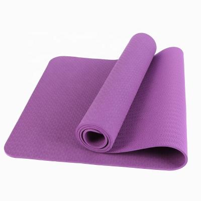 China Factory Wholesale PU Band Natural Rubber Yoga Mat Eco-friendly Absorption Fitness Anti-Slip Yoga Mat Body Position Line Sweat for sale