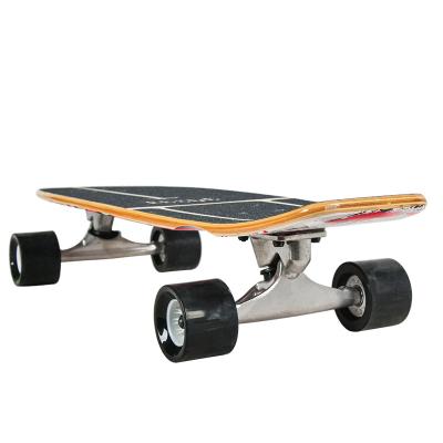 China Durable Wholesale Professional 100% Carbon Fiber Surf Skate Street Wave Cruiser Land 2021 New for sale