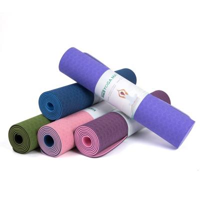 China Durable Washable Waterproof Anti-Slip QUICKLY TO BOARD Eco-Friendly Yoga Mat Recycled Tape Anti Slip Yoga Mat For Pilates Beginner for sale