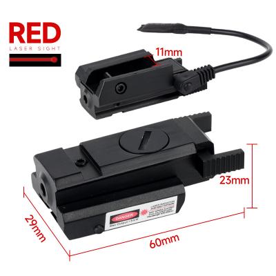 China OPTICS High Quality Aluminum Alloy Hunting Tactical Laser Red Green Laser Fit For Hunting Mini Laser Sight for sale