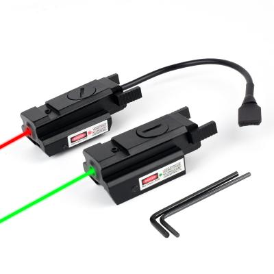 China High Quality Aluminum Alloy Hunting Tactical Red Green Laser Laser Fit For Hunting Mini Laser Sight for sale