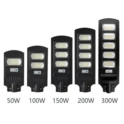 China ROAD 50W 100W 150W high brightness all in one solar power street light led outdoor solar street light for sale