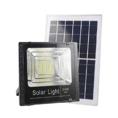 China High Bright 120w IP67 Garden Lighting System Outdoor Solar Home Graphite Flood Lights for sale