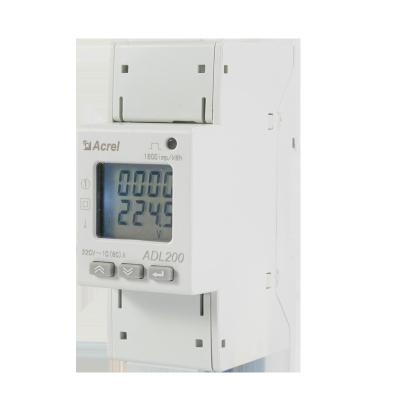 China Acrel ADL200 RS485 MODBUS-RTU Low Voltage Energy Meter Digital Display Din-Rail Electricity Meter Single Phase Electricity Meter ADL200 for sale