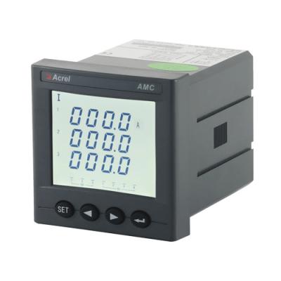 China 3 Phase Power Analyzer AMC72L-E4/KC LED Display KWH Panel Electric Energy Meter 75*75mm for sale