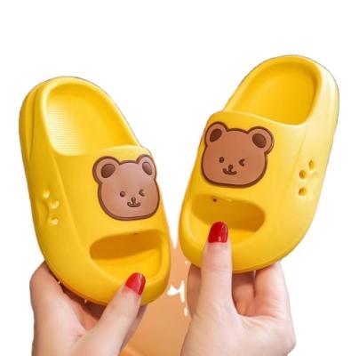 China Super Soft Light Weight Kids Cartoon Bathroom Shower Non-Slip Quick Drying Slippers Outdoor Custom Made Slippers Flat Wholesale for sale