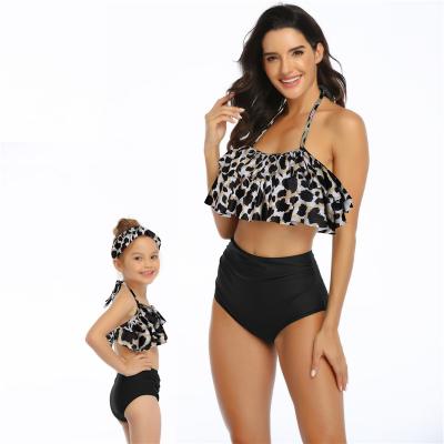 China 2022 Top Selling Breathable Swimsuit Floral Girls Swimwear Mommy and Me Matching Outfit Family Swimwear for sale