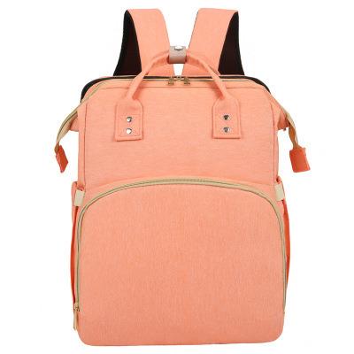 China 2022 Universal Waterproof Mummy Bag Mummy Diaper Backpack Mummy Bag Storage Bag Foldable Baby Diaper Bag Backpack for sale