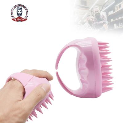 China Salon Silicone Body Scalp Massage Brush Hair Wash Comb Hair Wash Comb Shower SPA Bath SPA Massager Brush for sale