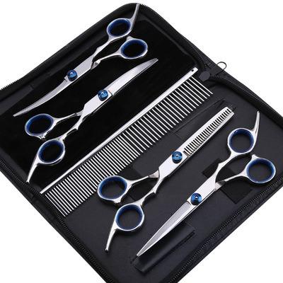 China Hairdressing Scissors Set Hairdressing Scissors Pore Remover Hair Cutting Scissors Salon Professional Barber Scissors Thinning Set for sale