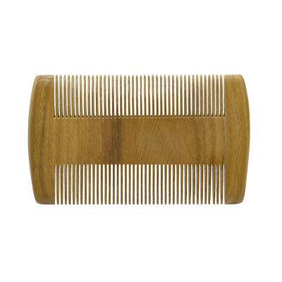 China New Design Salon Hair Comb Wooden Double Sided Hair Comb Styling Comb Support Engrave LOGO For Salon for sale