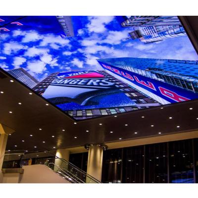 China New Fashionable Large Indoor Video Hanging Ceiling Led Display P4 Indoor Led Display Ceiling Sky For Exhibition for sale