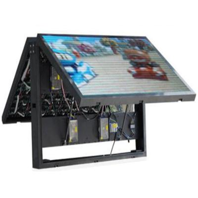 China P3P4P5P6P8P10Hydraulic Display Outdoor Flip LED Screen HD Single Or Double Sided Outdoor Full Color For Advertising for sale