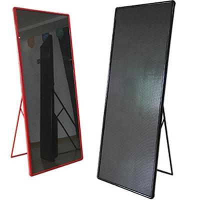 China New P2.5 LED Mirror Poster Indoor LED Display with WIFI Remote Control 4G Mobile Support for sale