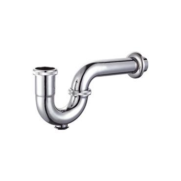 China Modern P Trap Brass H65 Chrome Plated Flexible Water Fitting Pipe Bending for sale